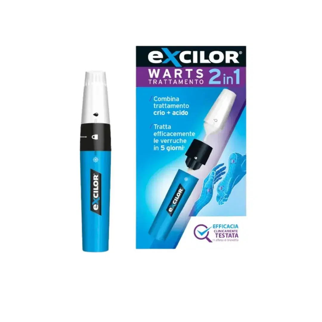 Vemedia Linea Dispositivi Medici Excilor Warts Trattamento 2 in 1 11,5 ml