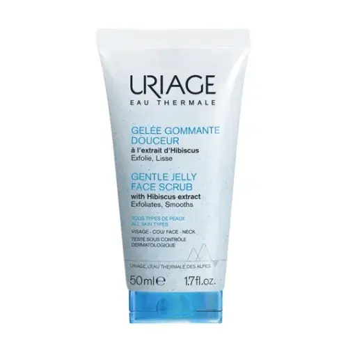 Uriage Gelee Gommante Doceur Gel Esfoliante Delicato Viso Pelle Sensibile 50 ml