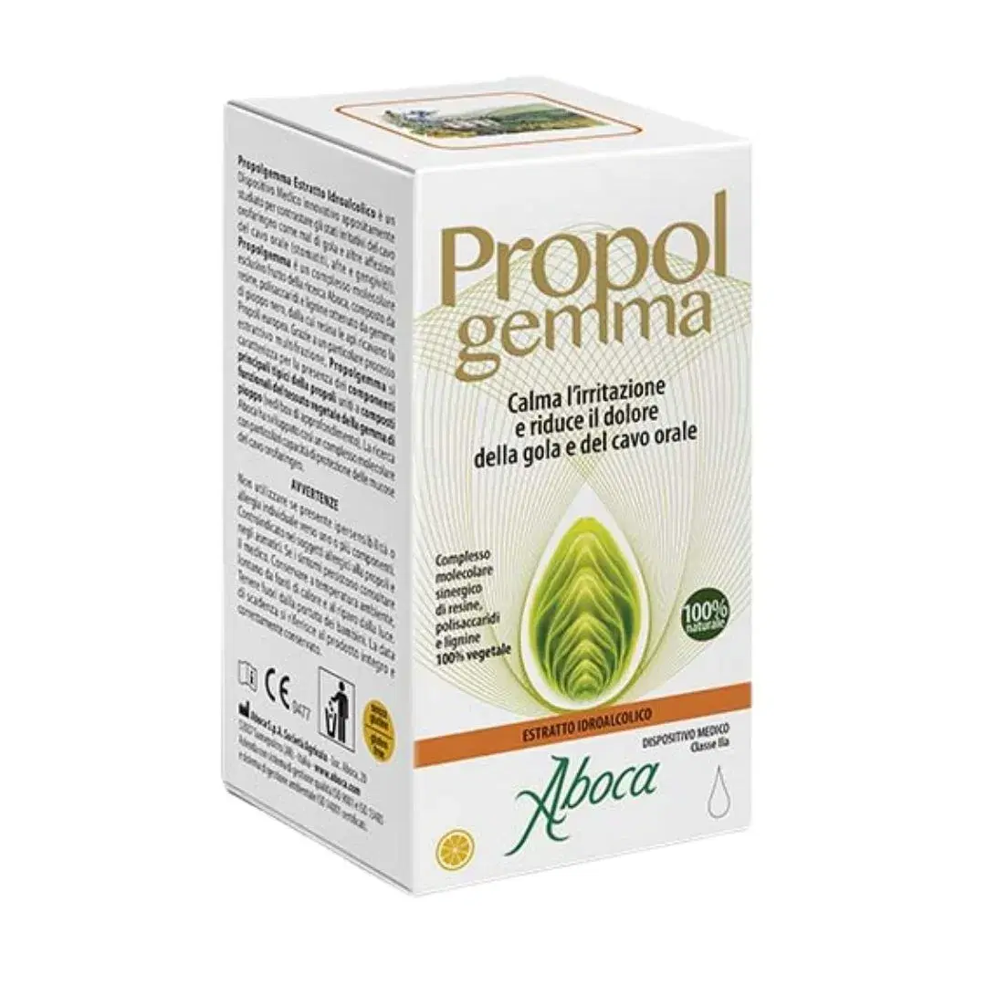Aboca Propolgemma Estratto Idroalcolico per il Mal di Gola 30 ml