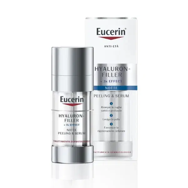 Eucerin Hyaluron-Filler Notte Peeling & Serum Esfoliante Idratante Anti-Età 30ml
