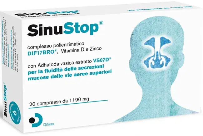 Sinustop Integratore per Sinusite 20 Compresse