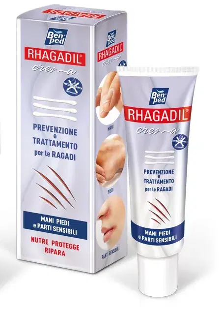 Rhagadil Crema Prevenzione e Trattamento per le Ragadi Mani Piedi 50 ml