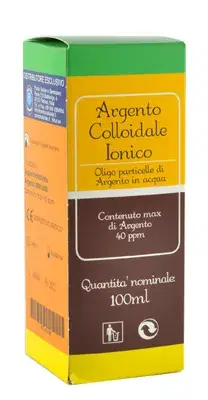 Argento Colloidale Ionico 40ppm Spray Con Contagocce 100ml