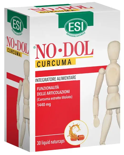 Esi No Dol Curcuma Integratore Alimentare per le Articolazioni 30 Capsule