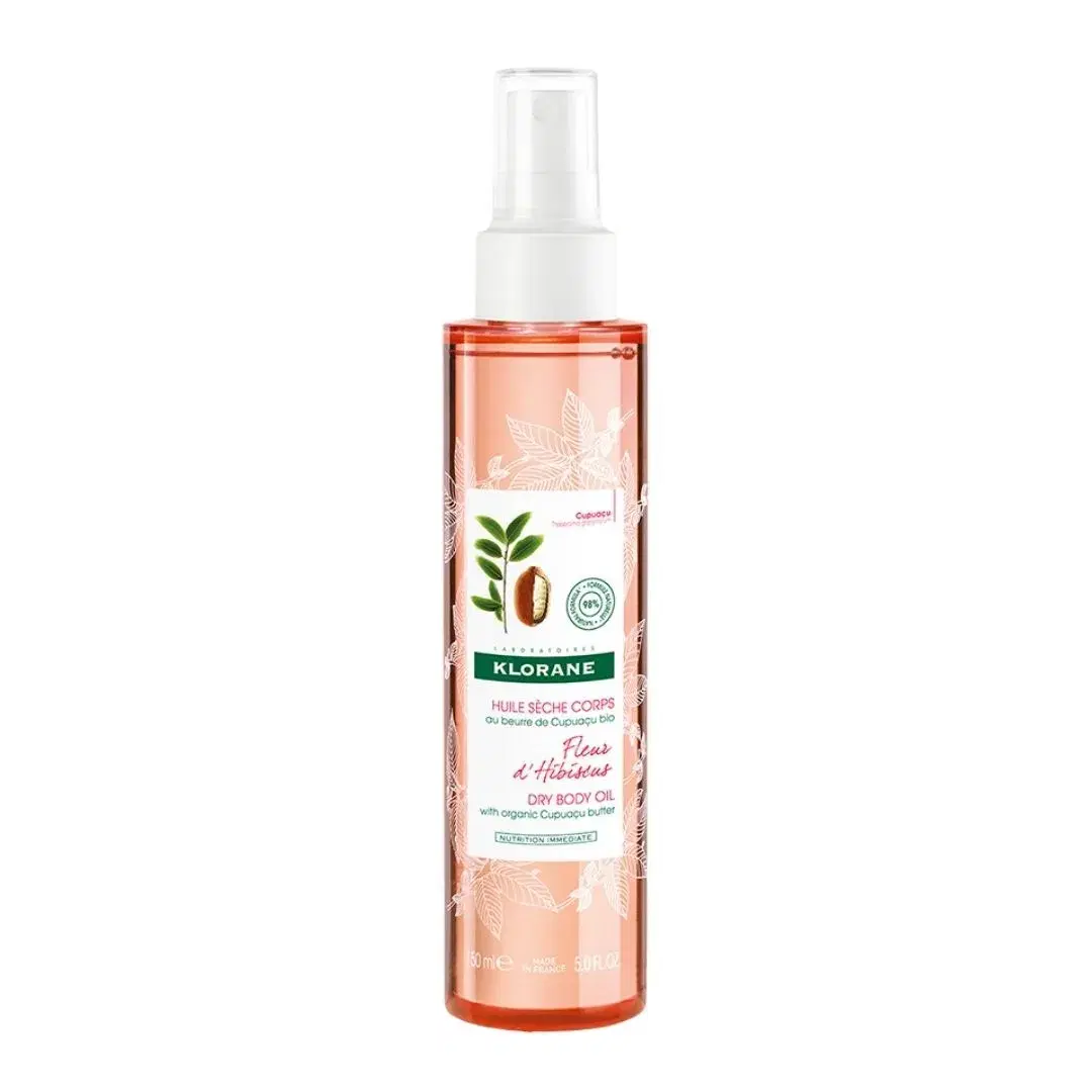 Klorane Olio Secco al Fiore d'Ibisco Corpo e Capelli Nutriente e Idratante 150ml
