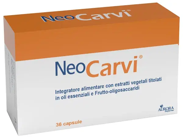 Aurora Biofarma Linea Stomaco Sano Neo Carvi Integratore Alimentare 36 Capsule