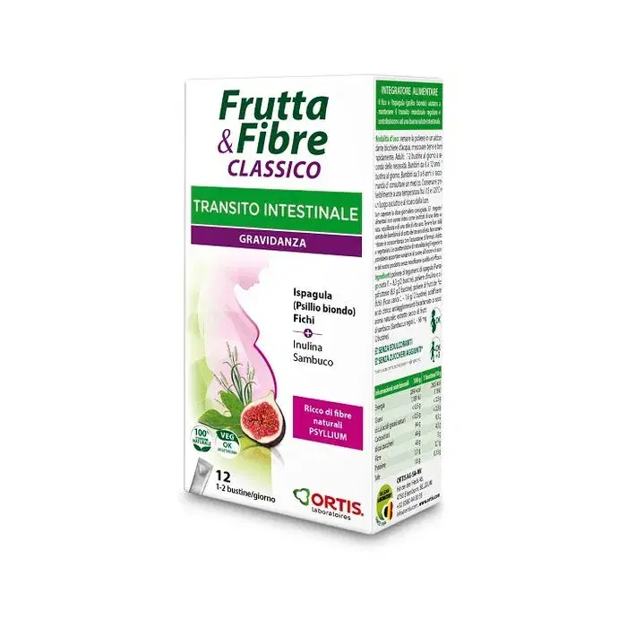 Frutta e Fibre Classico Gravidanza Integratore per il Transito Intestinale Pigro