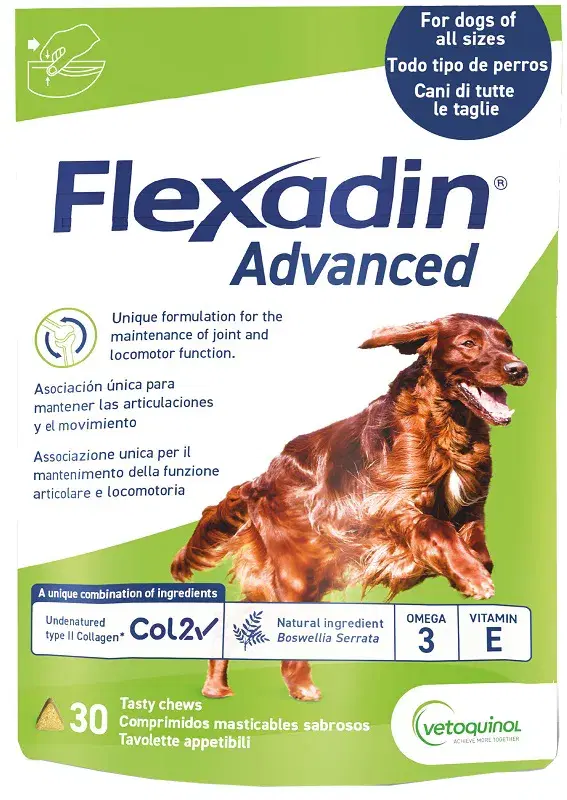 Flexadin Advanced Integratore Articolare Cani 30 Tavolette Masticabili