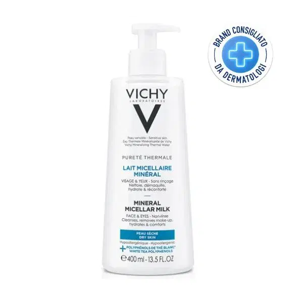 Vichy Purete Thermale Latte Detergente Micellare Pelle Secca 400 Ml