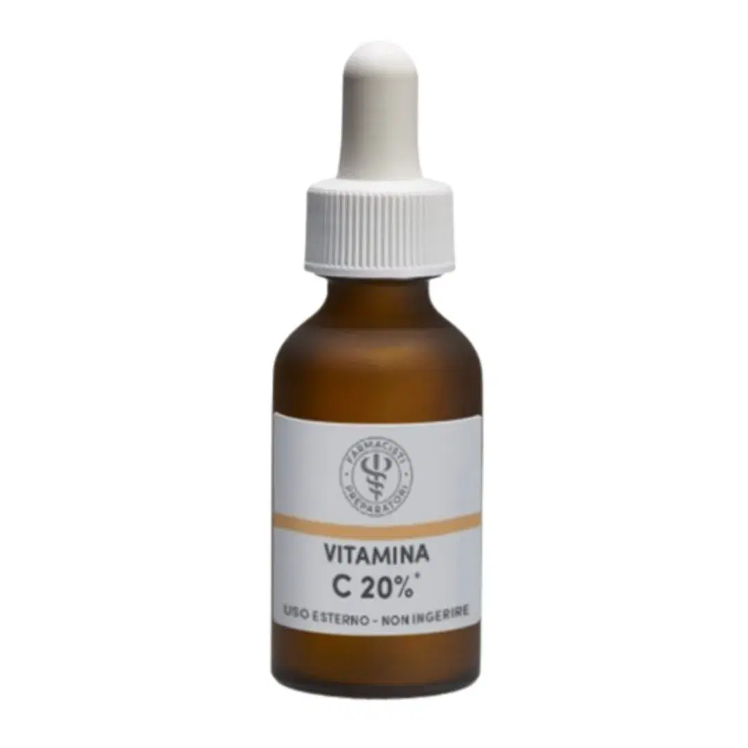 Vitamina C 20%Attivo Concentrato In Gocce Antietà,Illuminante,Antiossidante 20ml
