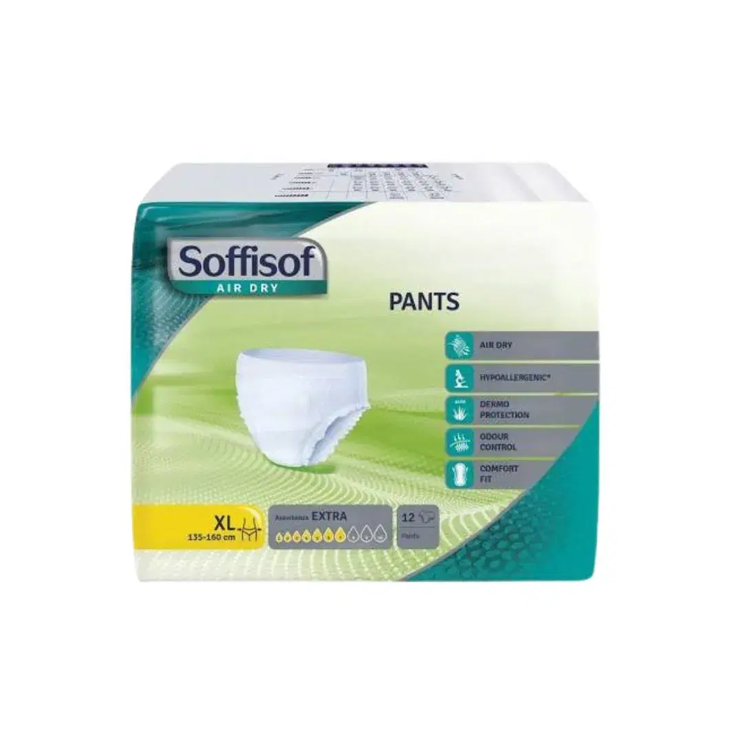 Soffisof Air Dry Pants Pannolone Taglia Extra Large 12 pezzi