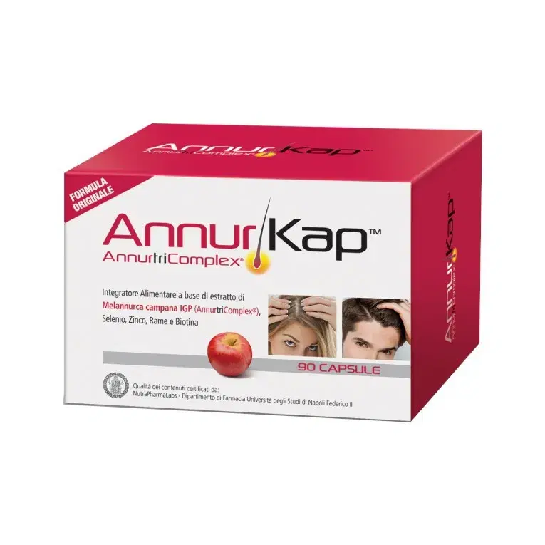 Annurkap Capelli Sani e Forti Integratore Alimentare 90 Capsule