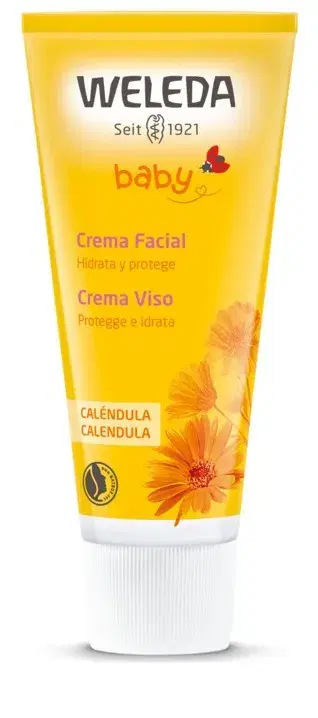 Weleda Baby Calendula Crema Viso Protettiva Idratante 50 ml