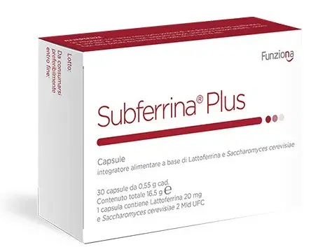 Subferrina Plus Integratore di Lattoferrina 30 Capsule