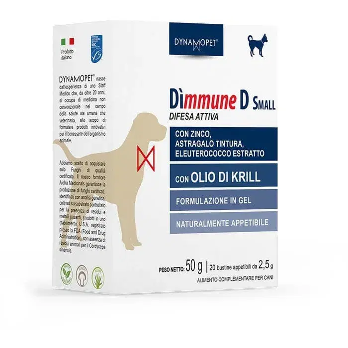 Dimmune D Small Difese Dell'Organismo Cani Taglia Piccola 20 Bustine