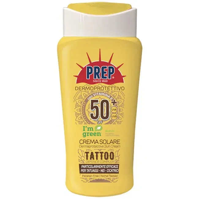 Prep Crema Solare SPF50+ Tattoo 200ml