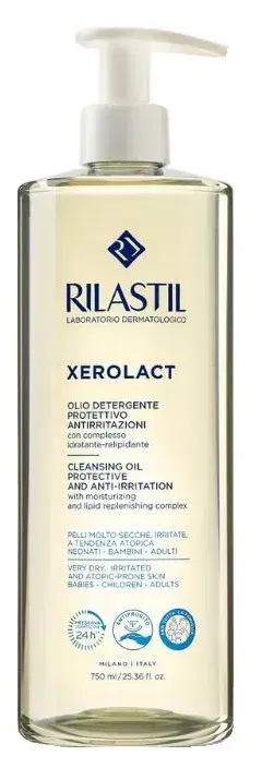 Rilastil Xerolact Olio Detergente Protettivo Anti-Irritazioni 750 ml