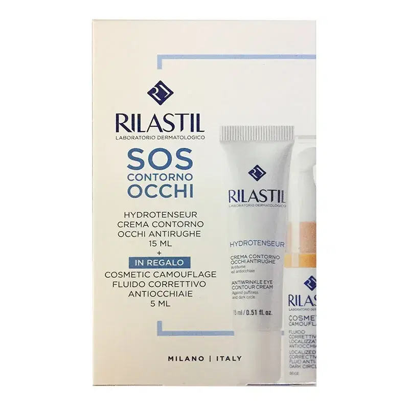 Rilastil Linea Hydrotenseur Cofanetto Contorno Occhi + Fluido Anti-occhiaie