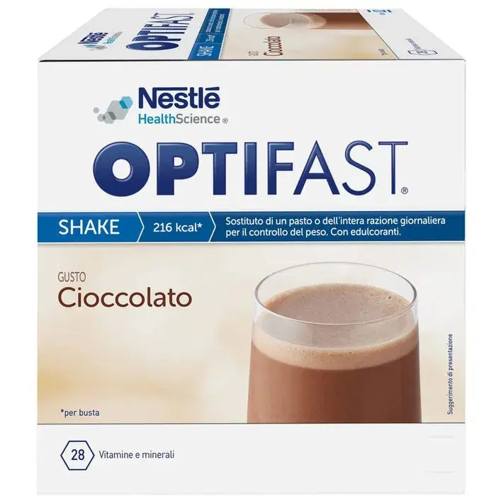 Optifast Shake Pasto Sostitutivo Gusto Cioccolato 12 Buste