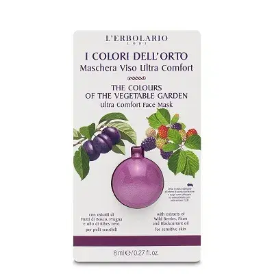 L'erbolario I Colori Dell'orto Viola Maschera Viso Ultra Comfort 8 ml