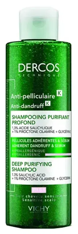 Vichy Dercos Shampoo Antiforfora K Purificante Intensivo Ipoallergenico 250 ml
