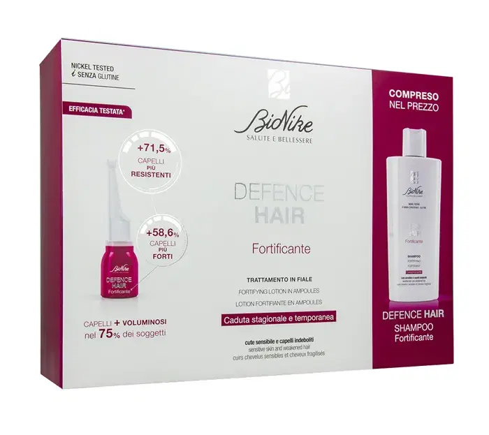 Bionike Defence Hair Bipack Ridensificante 21 Fiale 6 ml + Shampoo 200 ml
