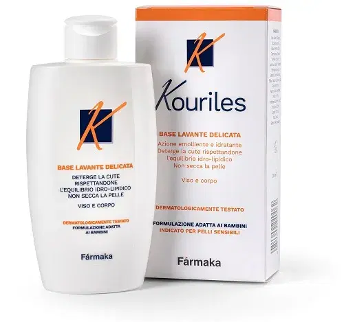 Kouriles Base Lavante Detergente Viso e Corpo 200 ml
