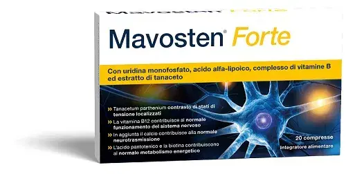 Mavosten Forte Integratore Per Il Sistema Nervoso 20 Compresse