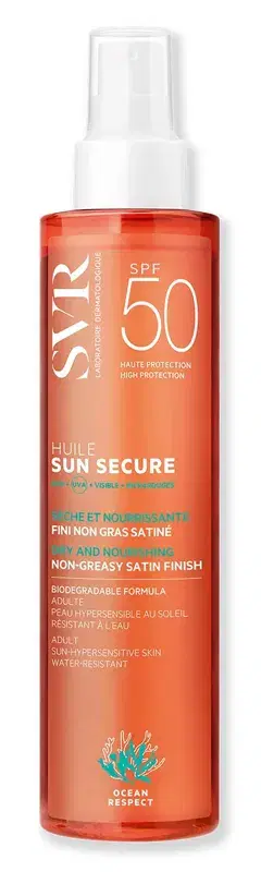 Laboratoires Svr Sun Secure Olio Secco Finish Satinato Spf50+ 200 ml