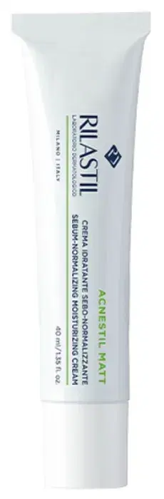 Rilastil Acnestil Matt Crema Viso Idratante e Sebonormalizzante 40 ml