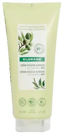 Klorane Crema Doccia Latte di Mandorla per Pelli Secche e Molto Secche 200 ml