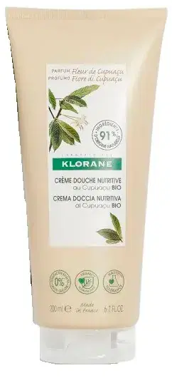 Klorane Crema Doccia Fiore di Cupuacu per Pelli Secche e Molto Secche 200 ml