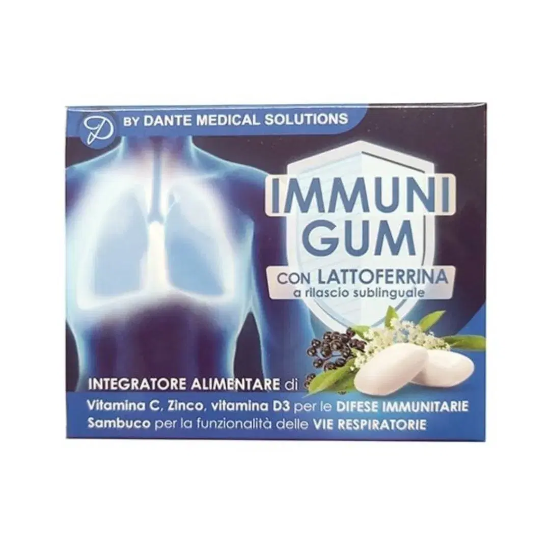 Immuni Gum Integratore Per le Difese Immunitarie 18 Gomme