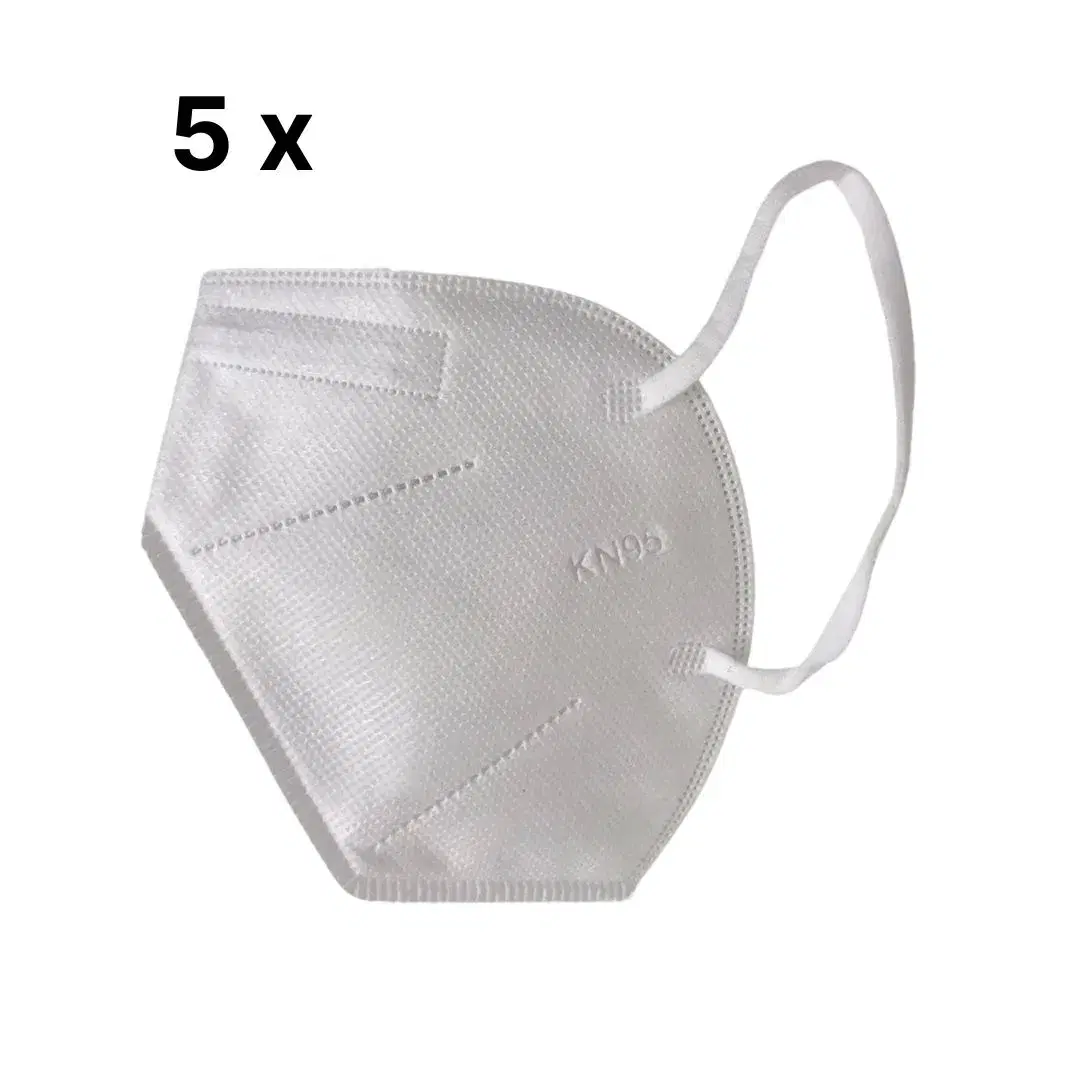 5 Mascherine Protettiva FFP2/KN95 Monouso a 4 Strati