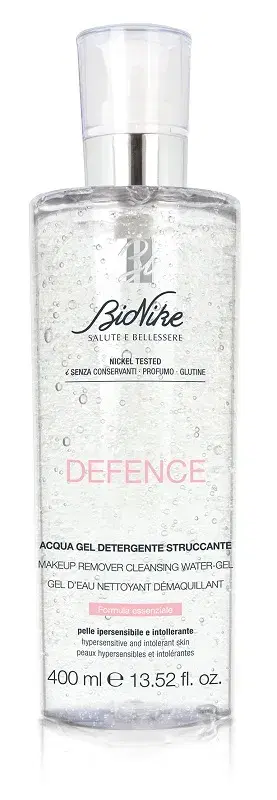 Bionike Defence Acqua Gel Detergente Struccante per Pelle Ipersensibile 400 ml