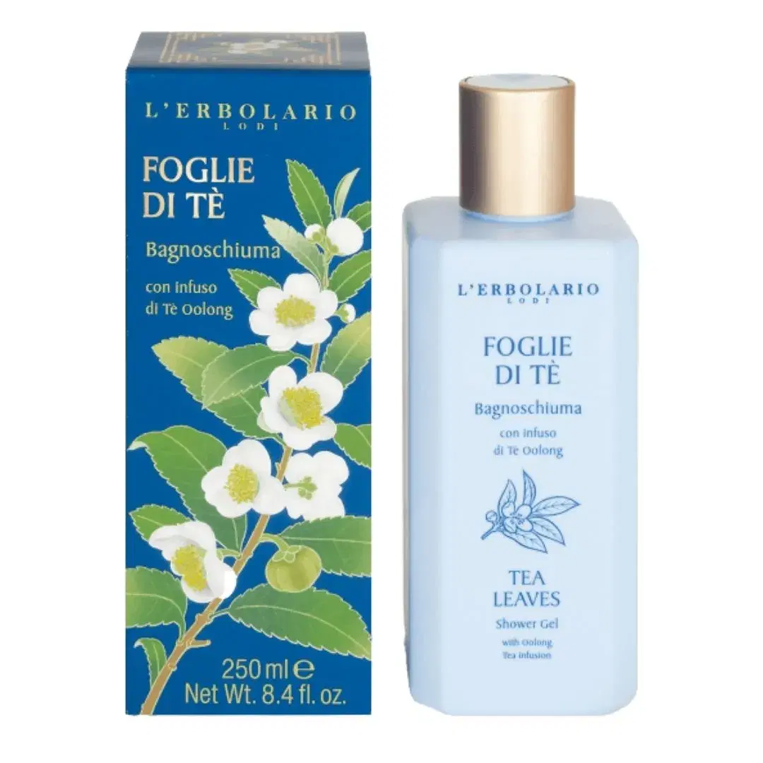 L'erbolario Foglie Di Te' Bagnoschiuma Rinfrescante Profumato 250 ml