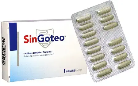 Anseris Farma Singoteo Integratore per la Permeabilità Intestinale 30 capsule