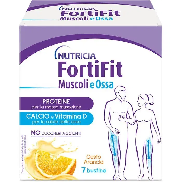Fortifit Muscoli e Ossa Integratore Gusto Arancia 7 Bustine
