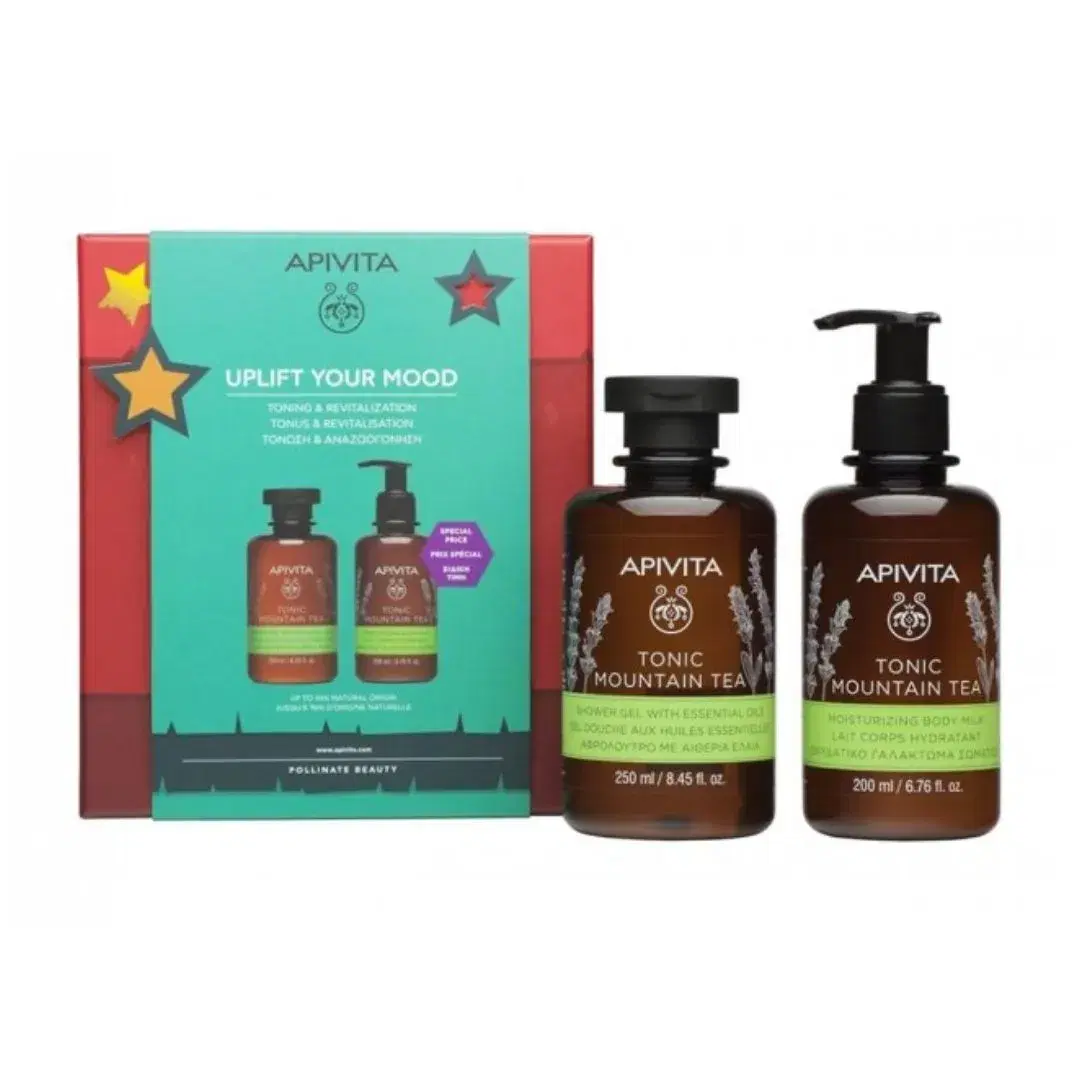 Apivita Uplift Your Mood Cofanetto Shower Gel 250 ml + Latte Corpo 200 ml