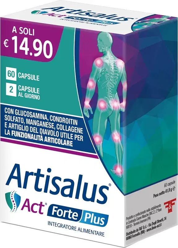 Artisalus Act Forte Plus Integratore per le Articolazioni 60 Capsule