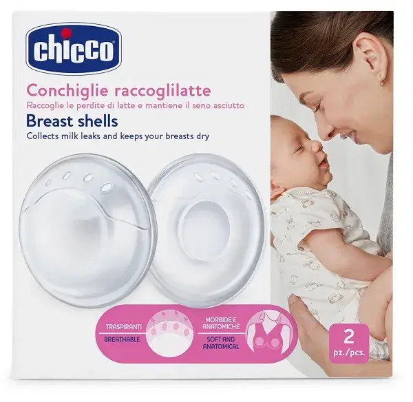 Chicco Conchiglie Raccogli Latte 2 Pezzi