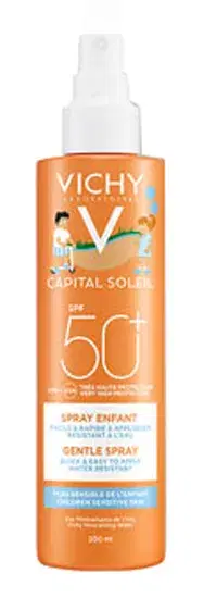 Vichy Capital Soleil Spray Bambino SPF50+ Delicato per Pelli Sensibili 200 ml
