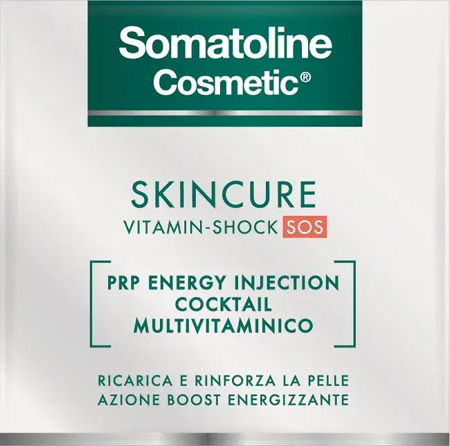 Somatoline Cosmetic Viso Vitamin Shock SOS Crema Boost Rigenerante 40 ml