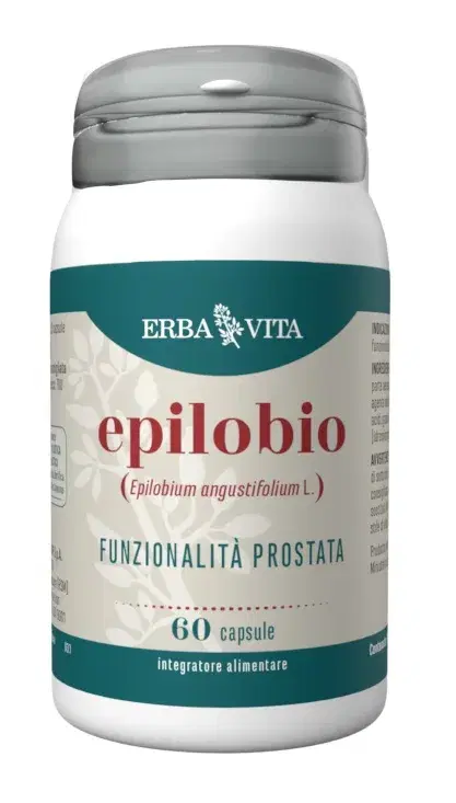Erba Vita Epilobio Integratore per la Funzionalità della Prostata 60 Capsule