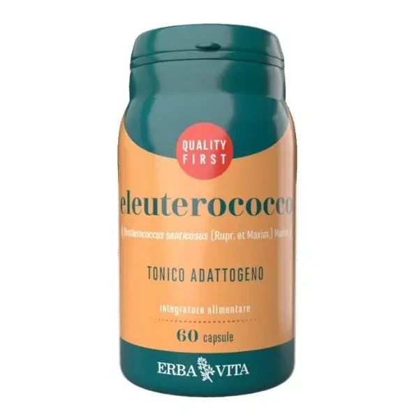 Erba Vita Eleuterococco Integratore Energizzante per la Memoria 60 capsule