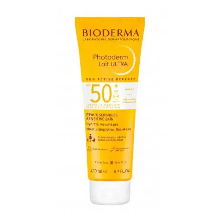 Bioderma Photoderm Lait Ultra SPF50+ Latte Solare per Pelle Sensibile 200 ml