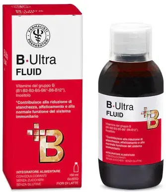 Unifarco B Ultra Fluid Integratore Bevibile di Vitamina B 150 ml