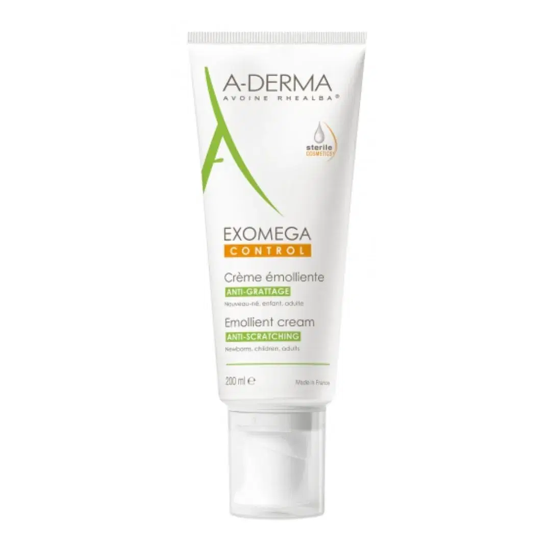 A-Derma Exomega Control Crema Emolliente Anti-Prurito per Pelli Secche 200 ml