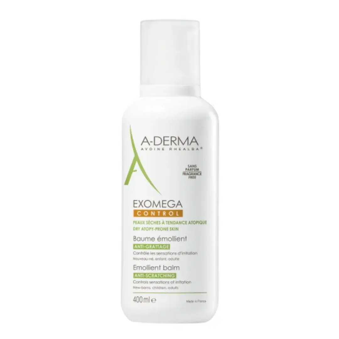 A-Derma Exomega Control Balsamo Emolliente Anti-Prurito per Pelli Secche 400 ml