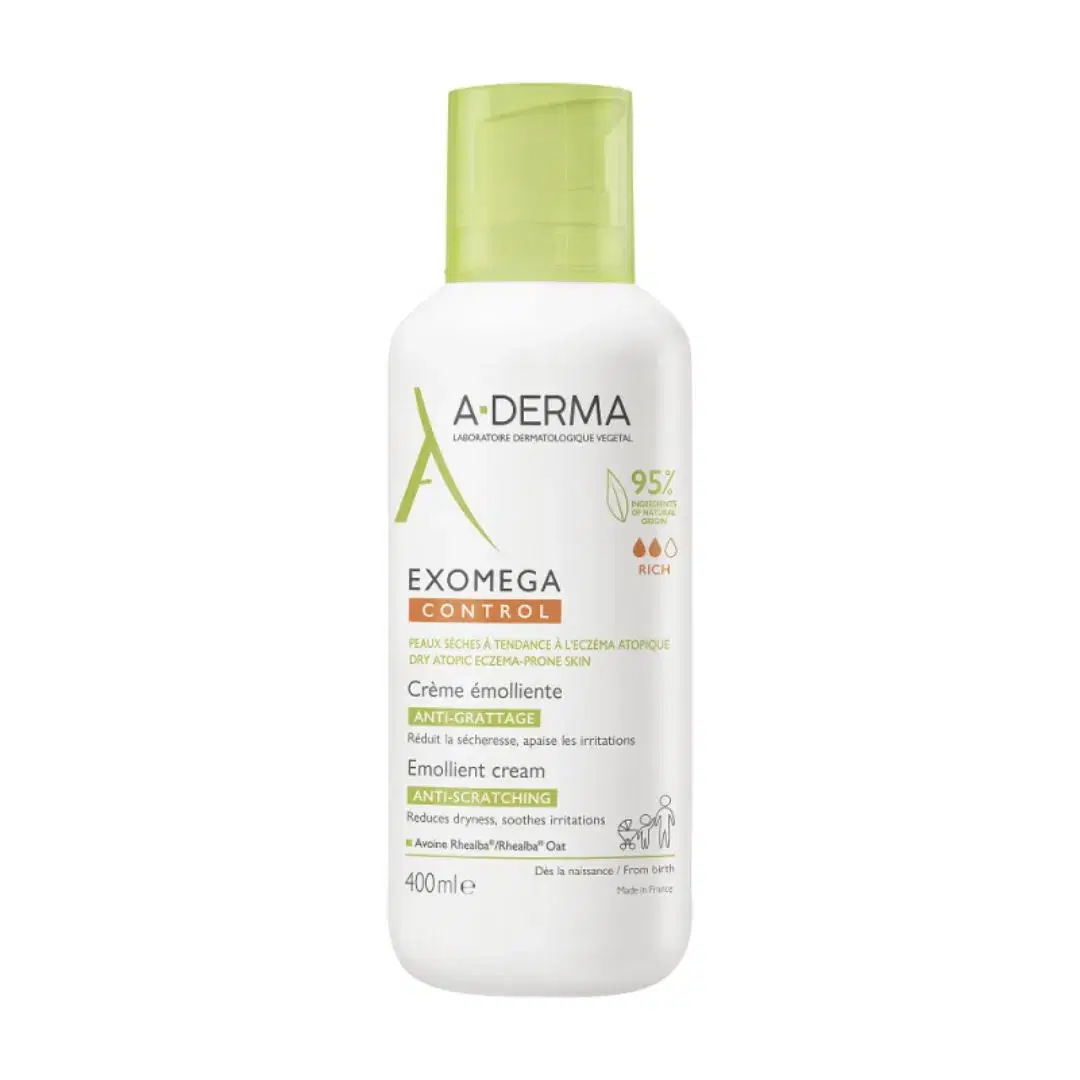 A-Derma Exomega Control Latte Emolliente Rich per Pelle Secca 400 ml